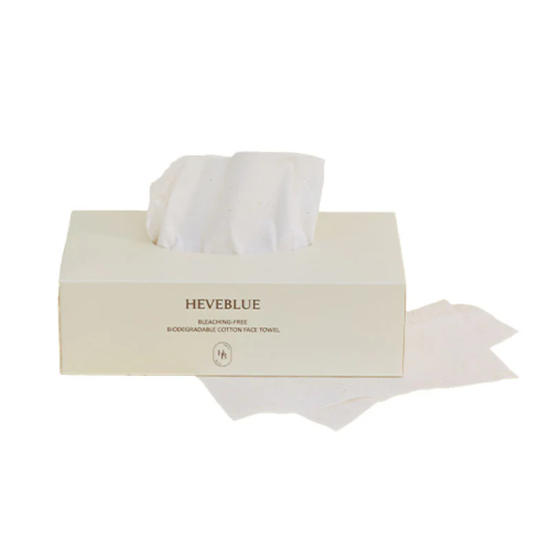 Bleaching-Free Biodegradable Cotton Face Towel (60 pc) DAMAGED BOX