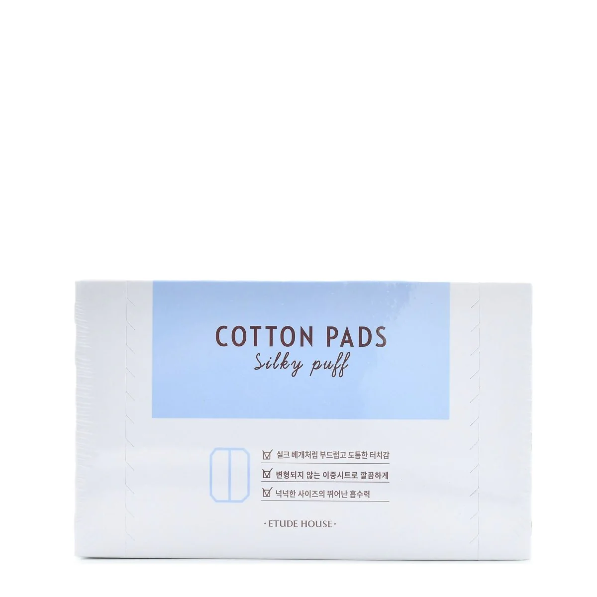 Silky Puff Cotton Pads 1 Pack (80 Pieces)