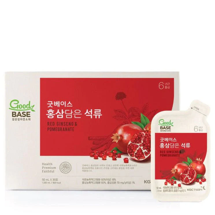 Goodbase Pomegranate Korean Red Ginseng Pouch 50ml - Image 3