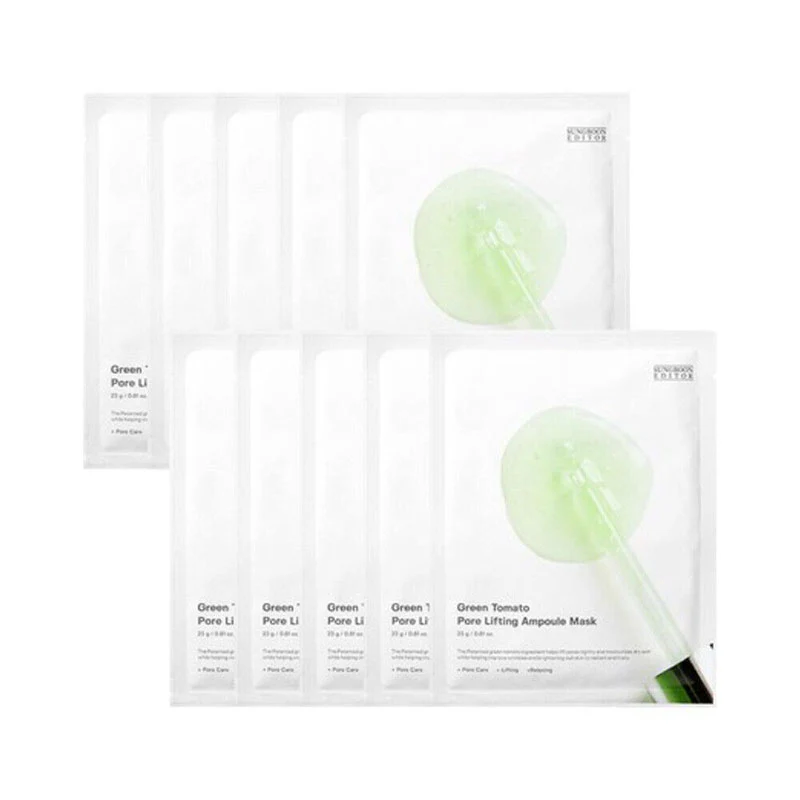 Green Tomato Pore Lifting Ampoule Mask - Image 2