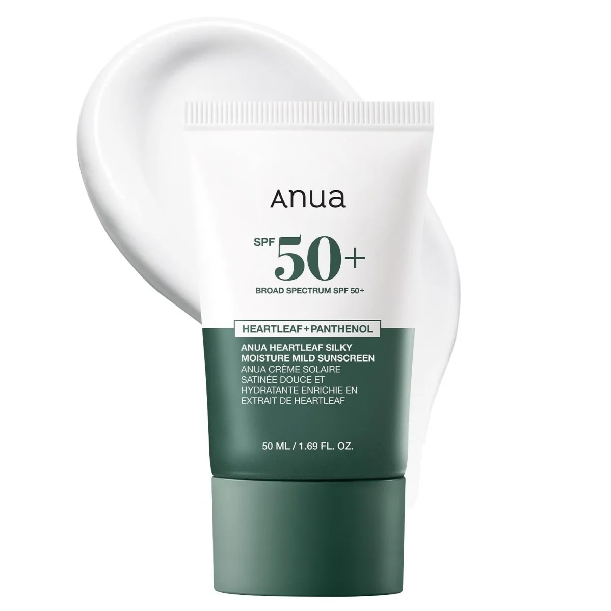 Heartleaf Silky Moisture Mild Sunscreen 50ml