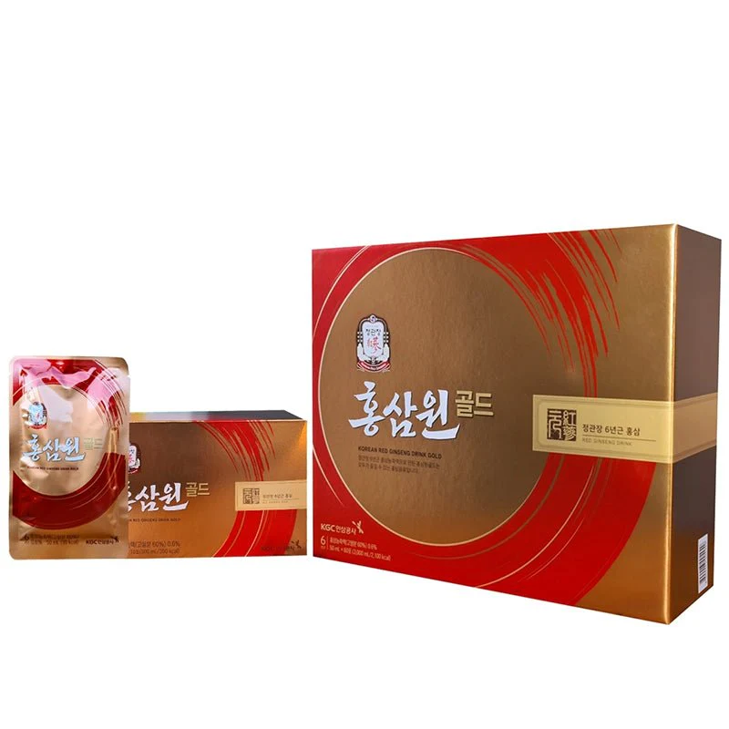 Hong Sam Won Korean Red Ginseng Drink Pouch Gold 50ml - Image 2