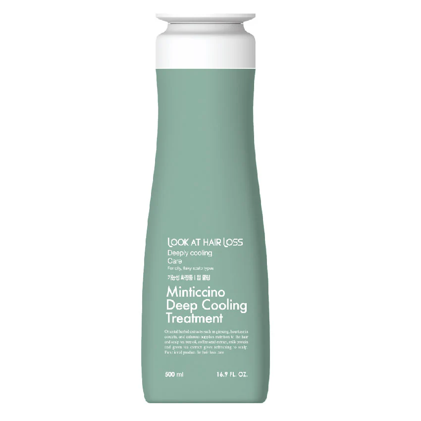 Look At Hair Loss Minticcino Deep Cooling Shampoo OR Treatment 500ml