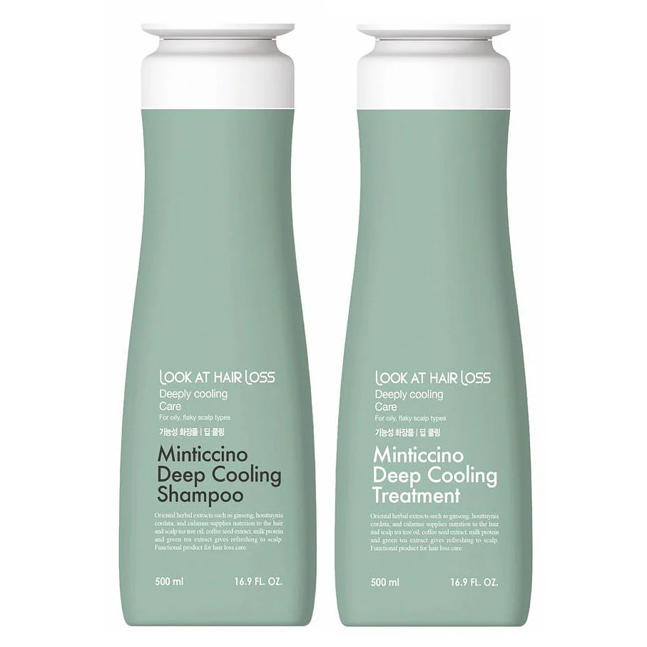 Look At Hair Loss Minticcino Deep Cooling Shampoo OR Treatment 500ml - Image 3