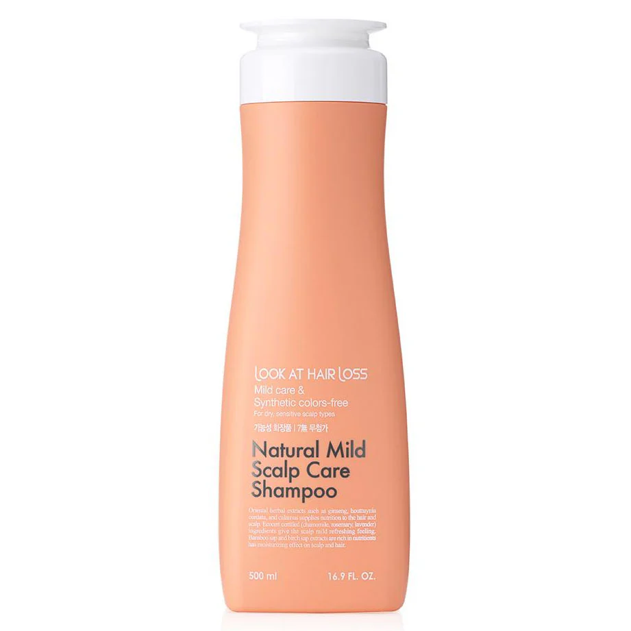 Look At Hair Loss Natural Mild Scalp Care Shampoo OR Treatment 500ml - Image 2