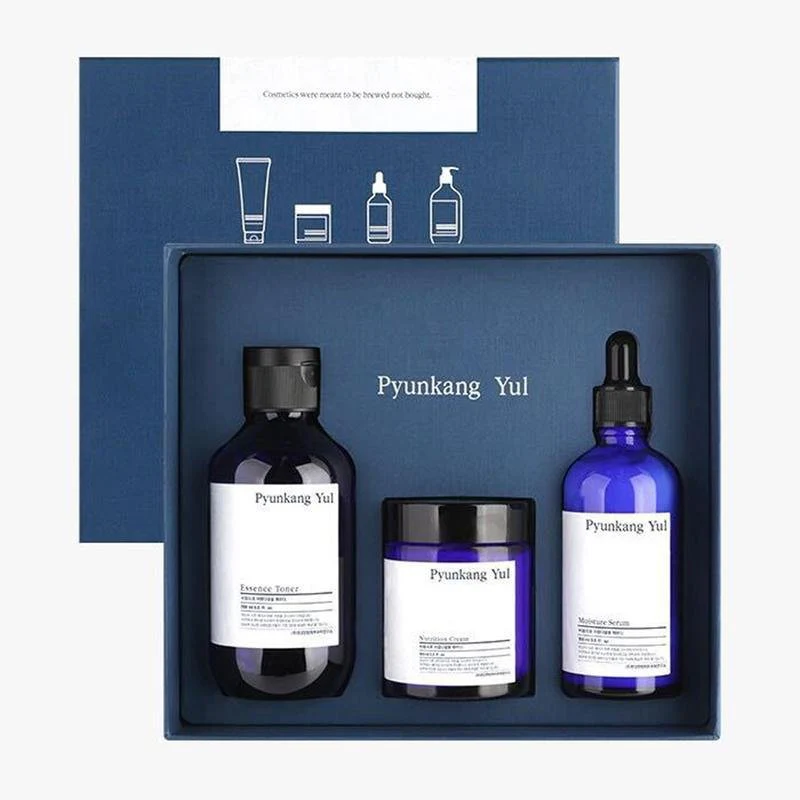 Moisture Skincare Set (Essence Toner 200ml + Moisture Serum 100ml + Nutrition Cream 100ml)