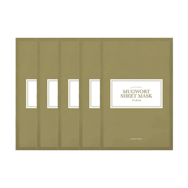 Mugwort Sheet Mask 23ml (5 Sheets) (SHORT EXPIRY 17/08/2026)