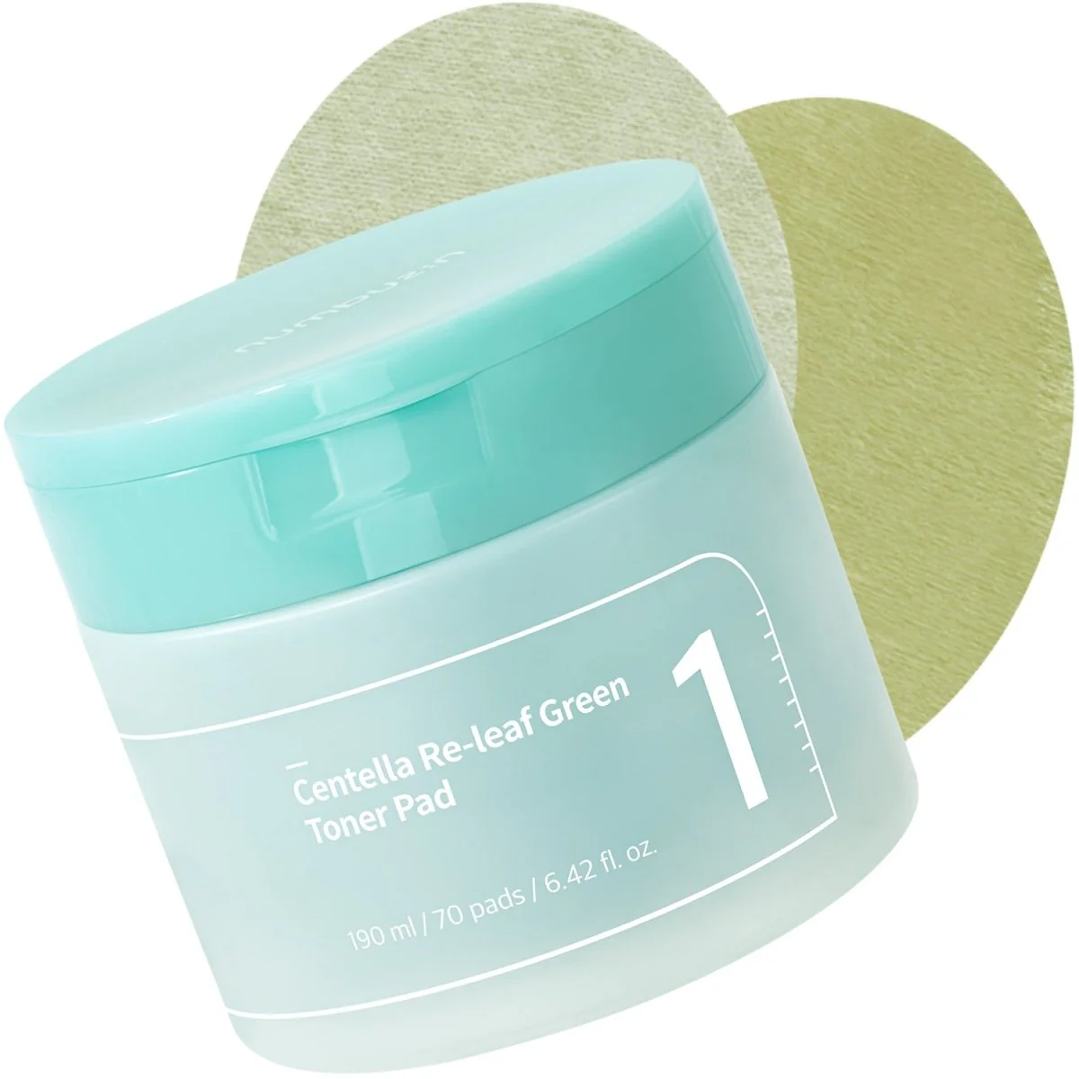 No.1 Centella Re-leaf Green Toner Pad 190ml (70 Pads)