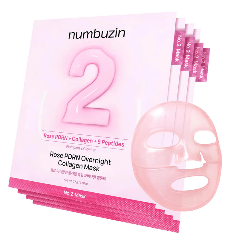 No.2 Rose PDRN Overnight Collagen Mask (4 ea)