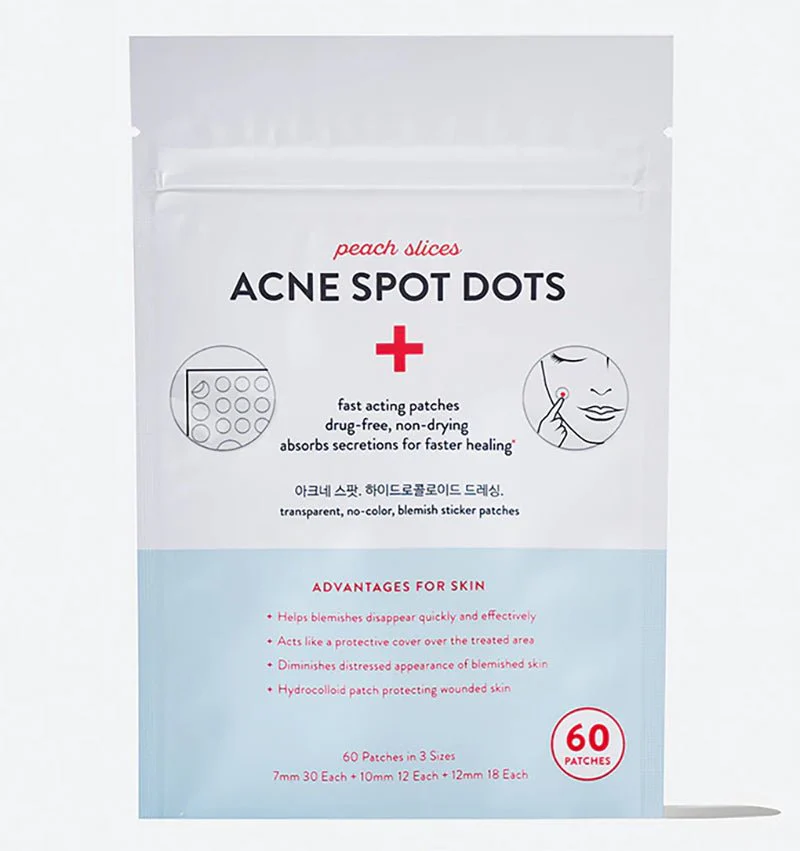 Peach Slices Acne Spot Dots (60 Patches)