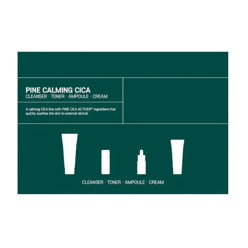 Pine Calming Cica Skin Care Trial Kit (4pcs)