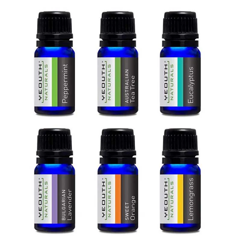 Pure Essential Oil (Set of Six 10ml bottles)