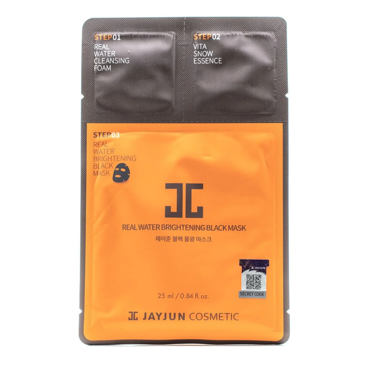 Real Water Brightening Black Mask