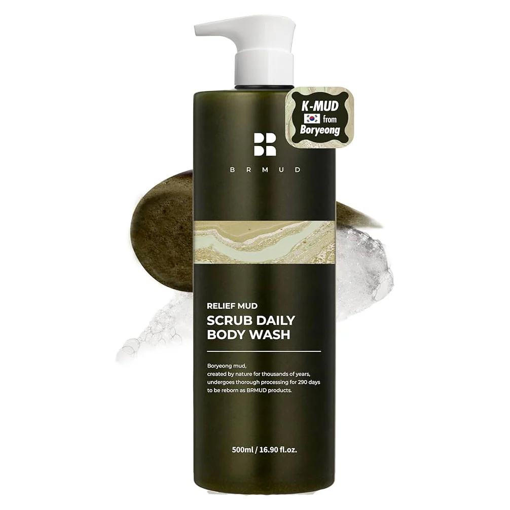 Relief Mud Scrub Daily Body Wash 500ml