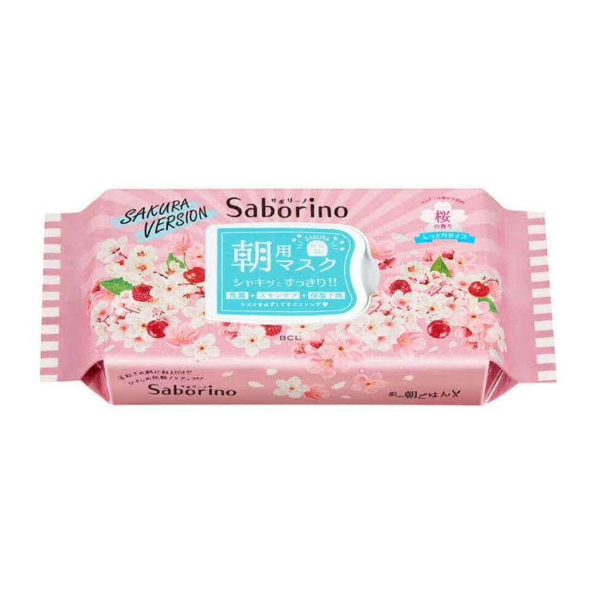 Saborino Morning Mask Sakura (28 Pcs)