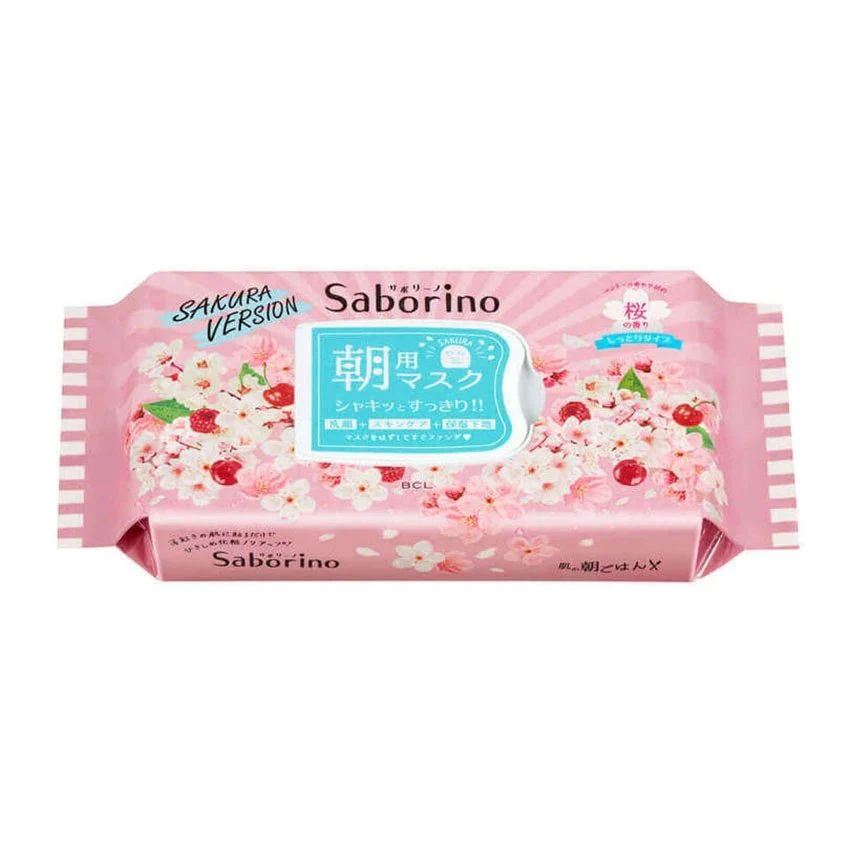 Saborino Morning Mask Sakura (28 Pcs) - Image 2