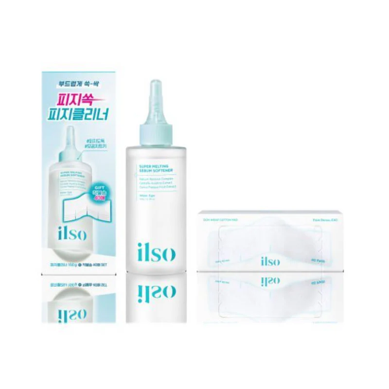 Super Melting Sebum Softener (150ml) & Skin Wrap Cotton Pad Set (40 pcs)