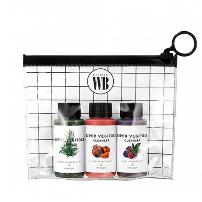 Super Vegitoks Cleanser Miniature Kit (Green, Red, Purple) 30ml * 3ea