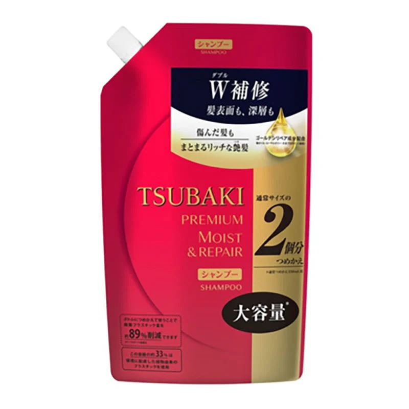 Tsubaki Premium Moist & Repair Shampoo Or Conditioner Pump Type Refill 600ml