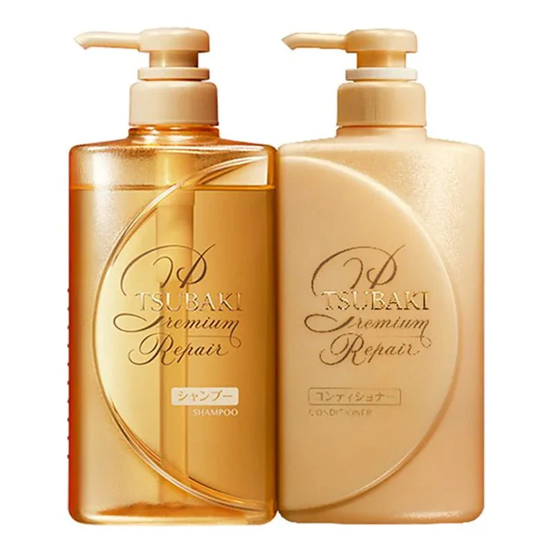 Tsubaki Premium Repair Gold Shampoo Or Conditioner Pump Type 490ml